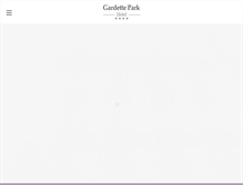 Tablet Screenshot of hotelgardettepark.com